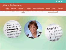 Tablet Screenshot of gloriadegaetano.com